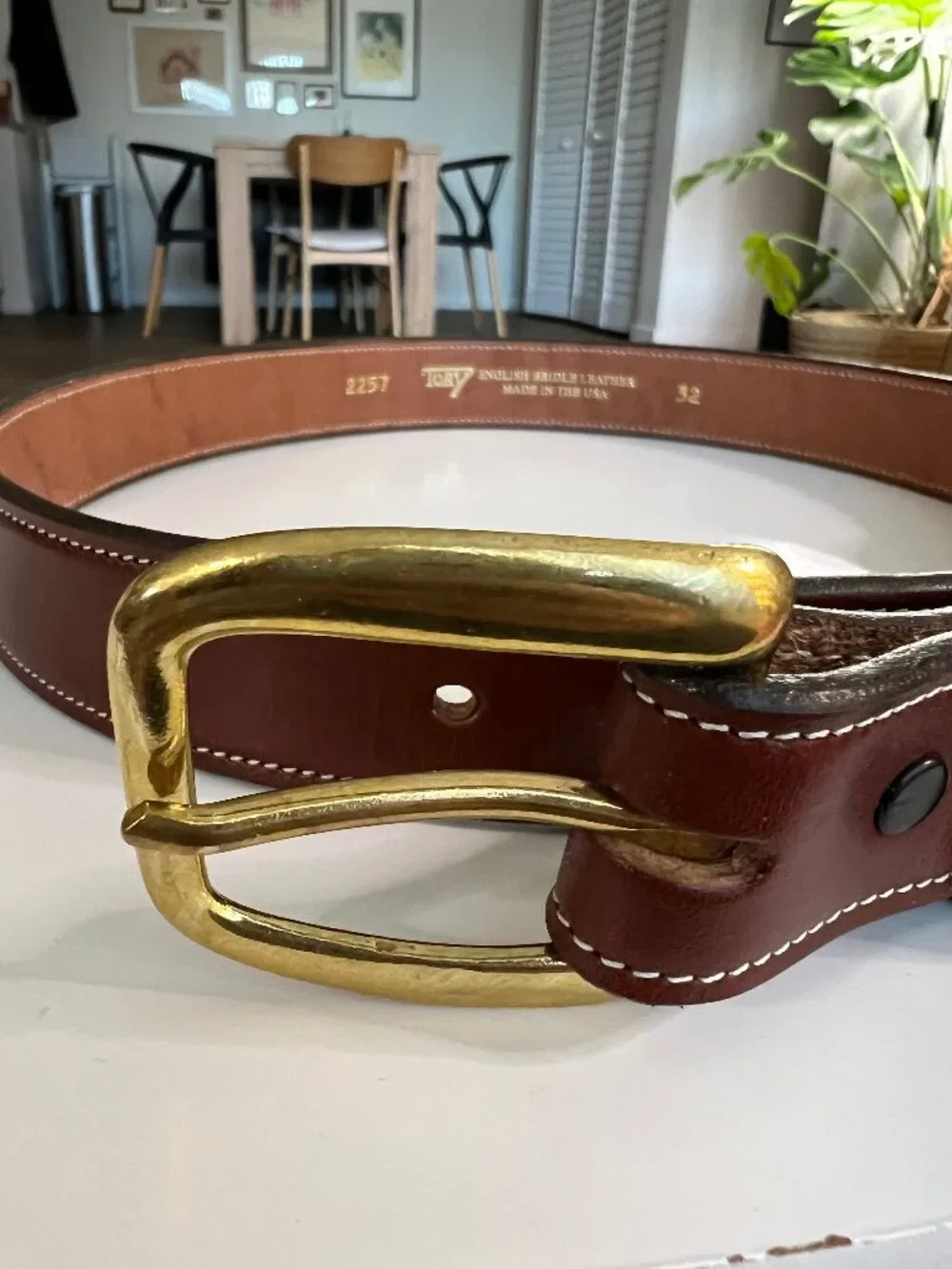 Single Stitched Belt